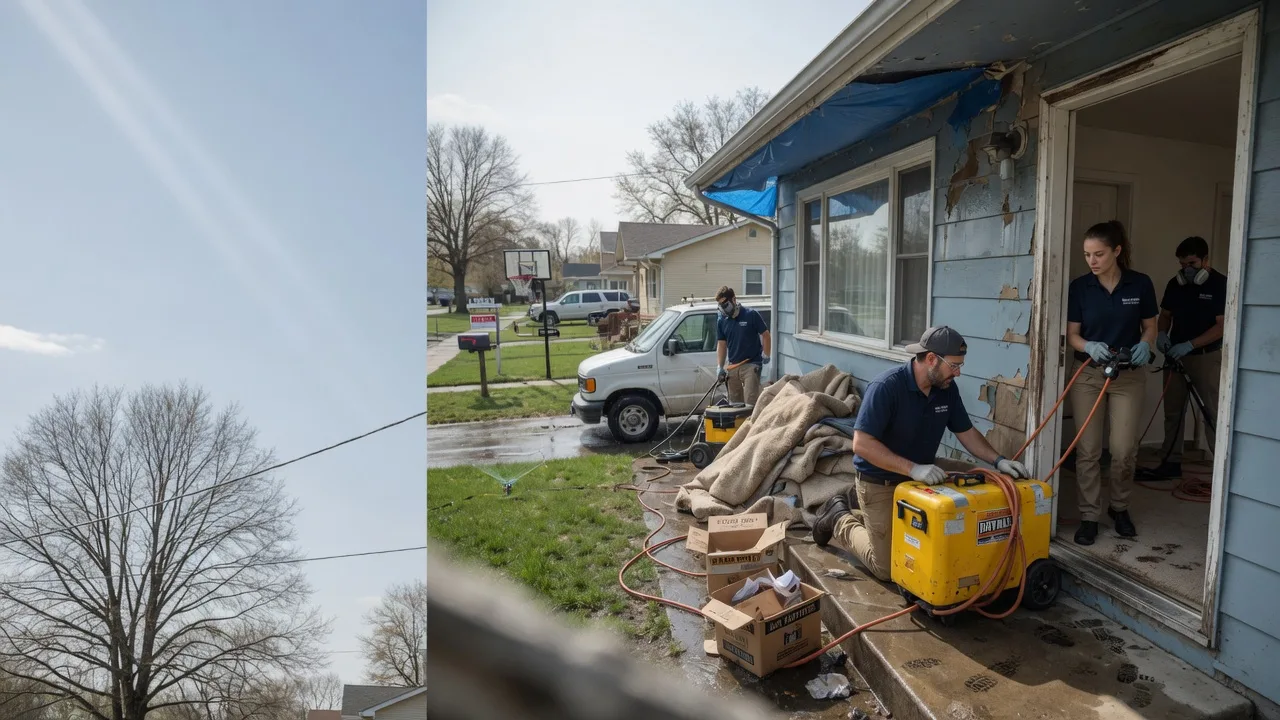 Basement Flood Cleanup in Everest, KS near me
